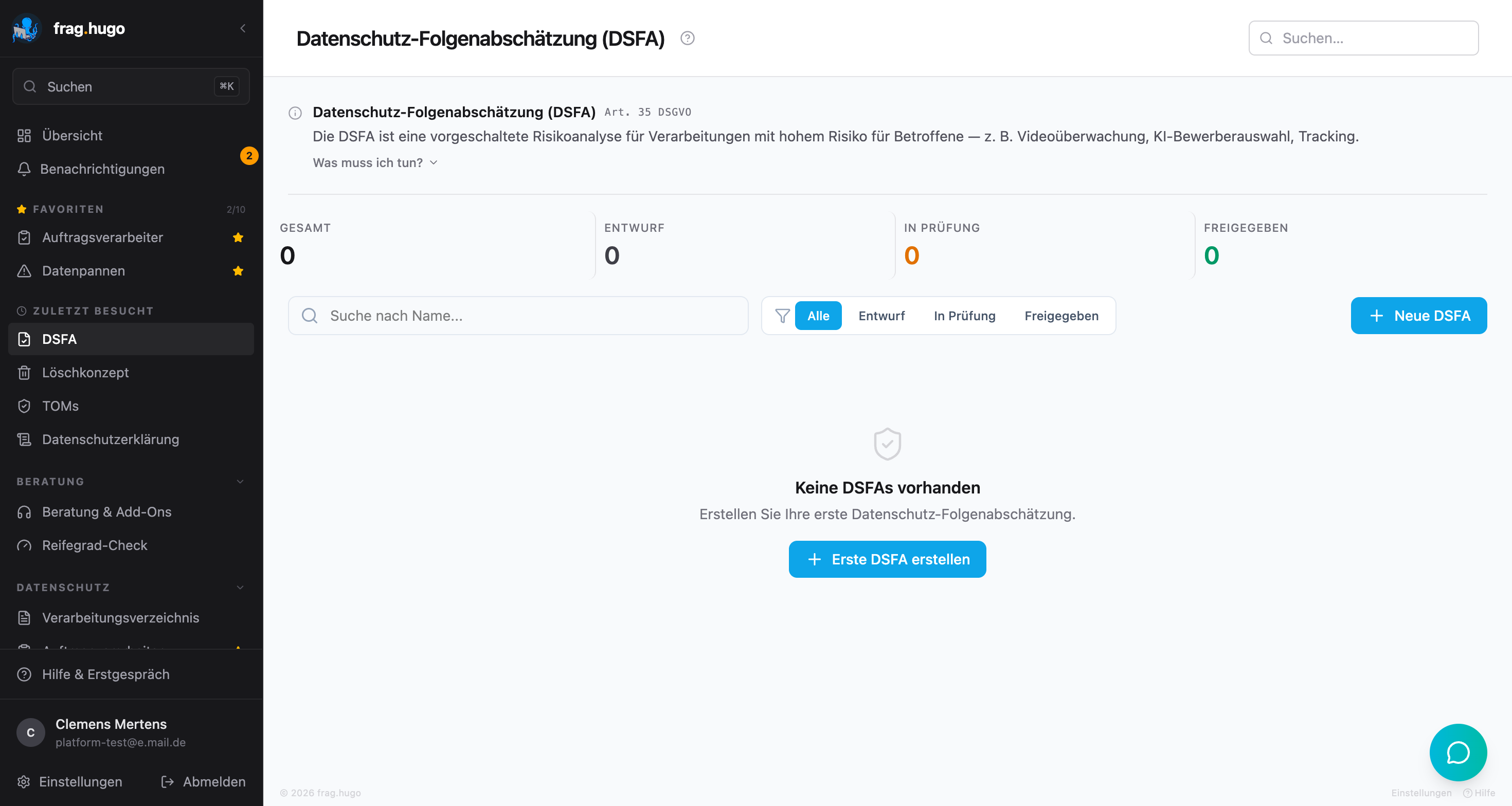 DSFA-Übersicht